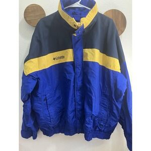 Vintage Columbia Bugaboo Fleece Lined Jacket Size XL Blue Gorpcore